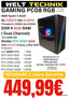 Gaming PC08 AMD Ryzen 3 4100
- 4x 3.8GHz bis 4.0GHz | RTX 3050 6GB | 8GB RAM | NEU 2 Jahre Garantie