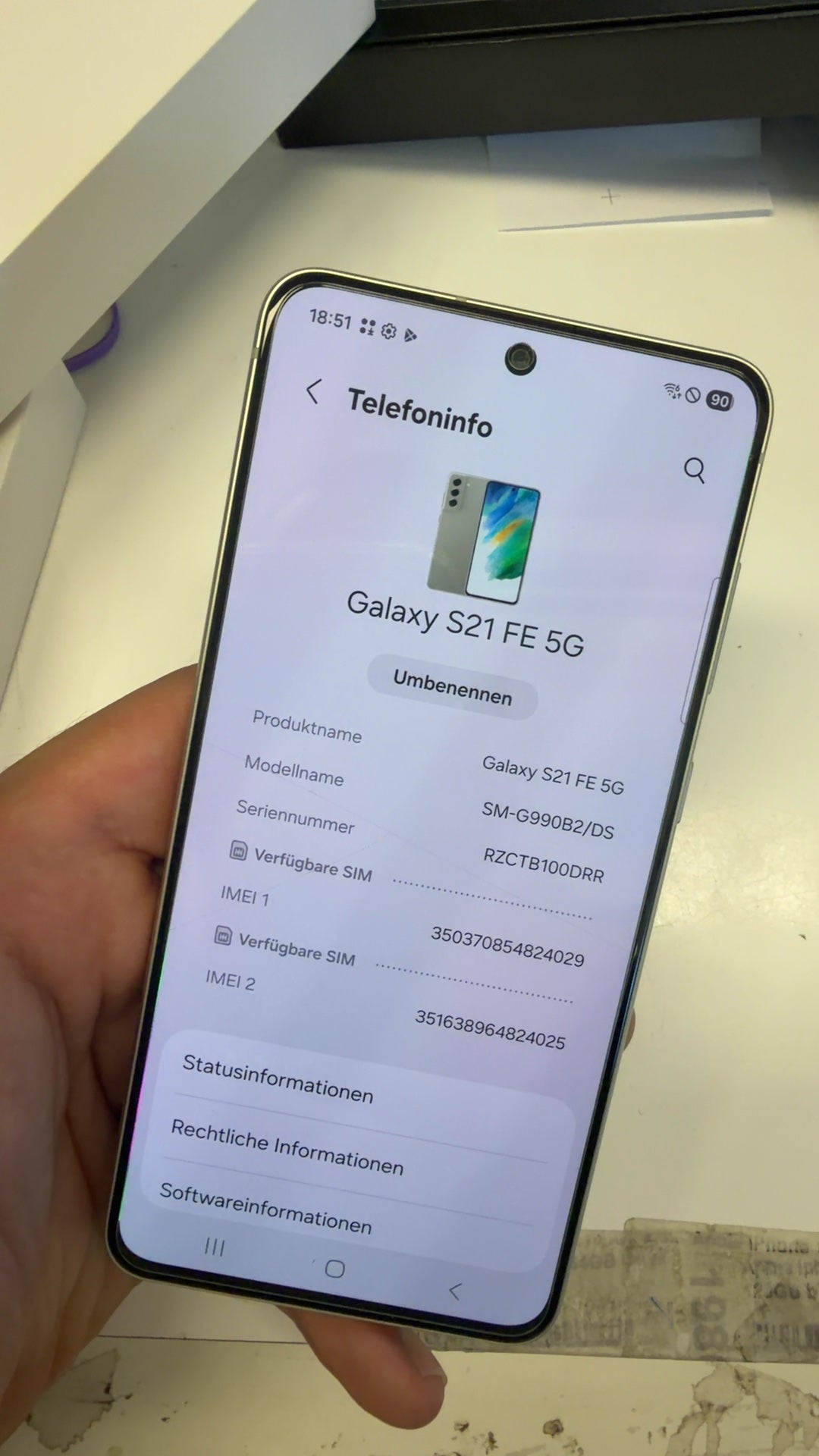 Samsung Galaxy s21 FE 128gb
