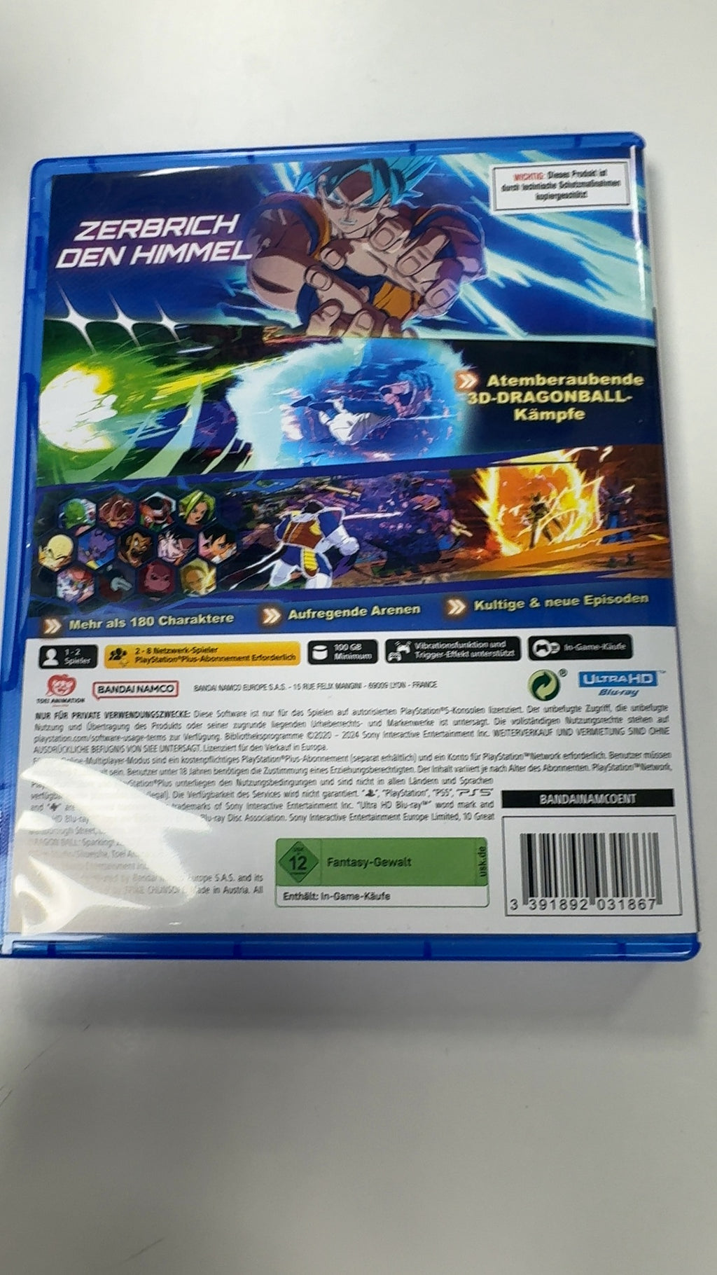 DRAGON BALL SPARKING ZERO