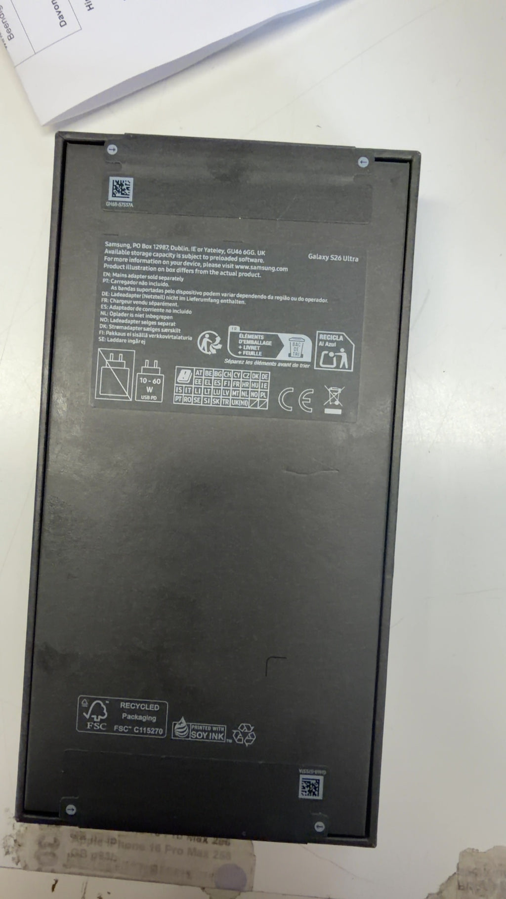 Samsung Galaxy s26 Ultra 256GB