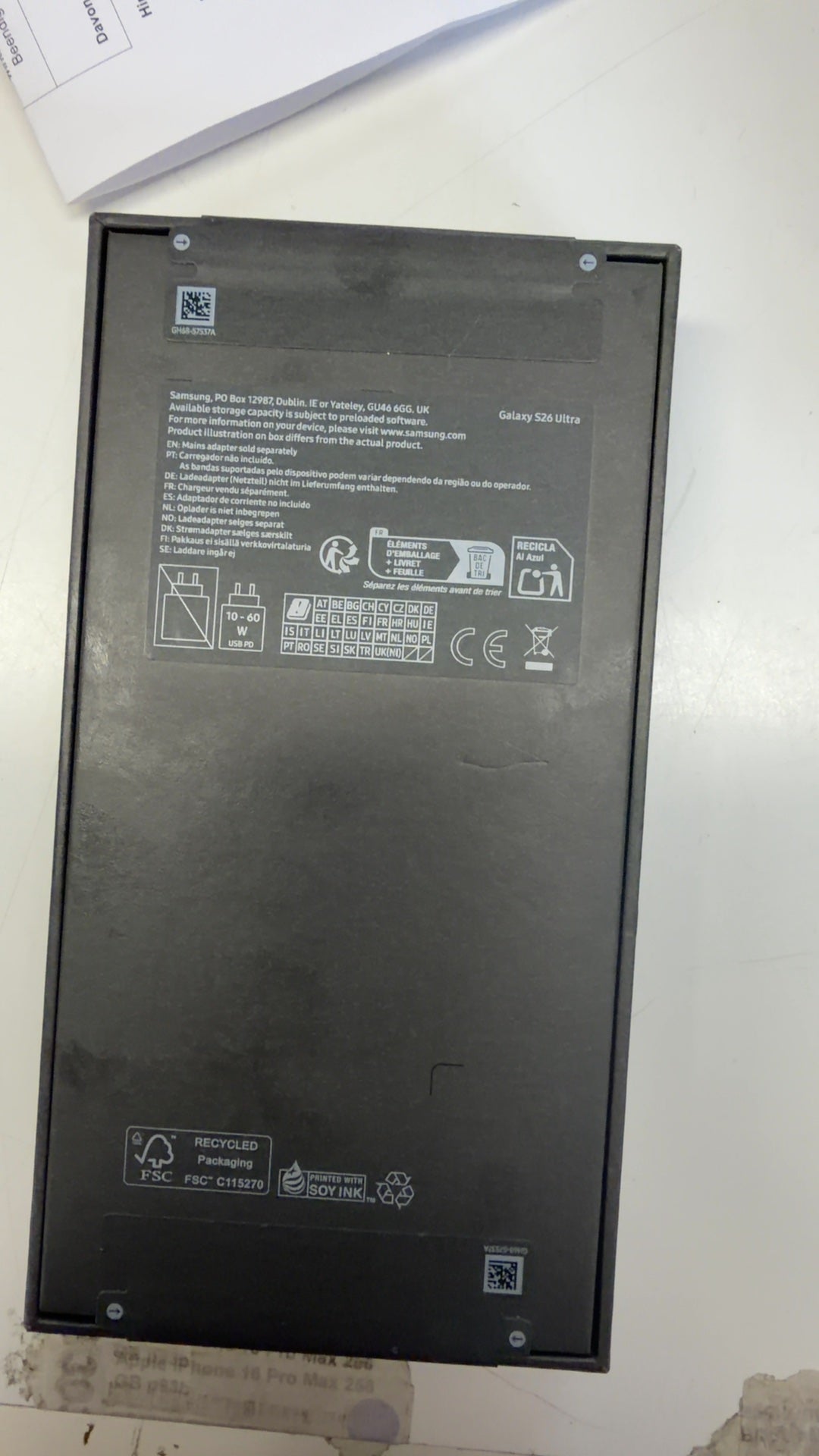 Samsung Galaxy s26 Ultra 256GB