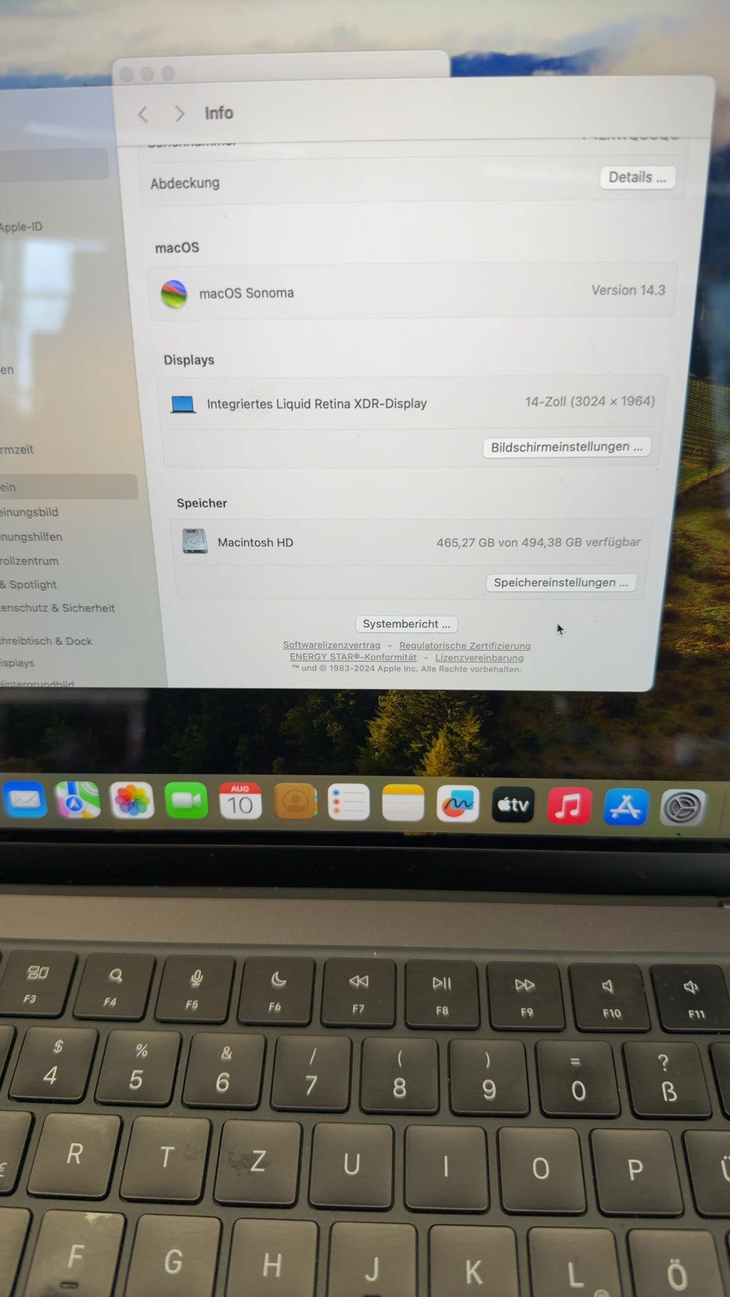 MacBook Pro M3 Pro 18GB RAM 512GB SSD