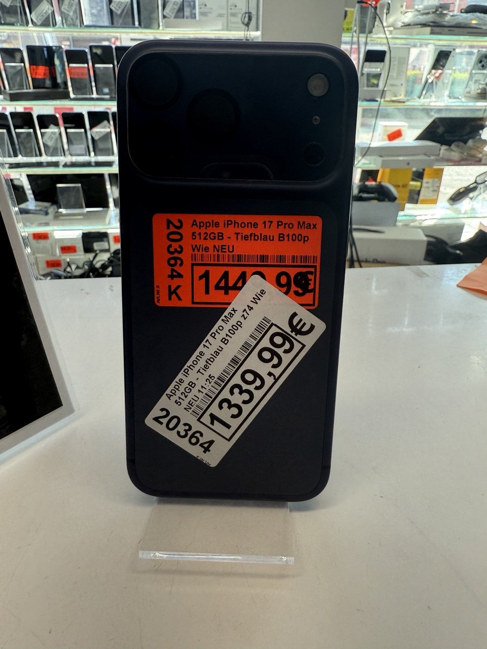 Apple iPhone 17 Pro Max 512GB Tiefblau