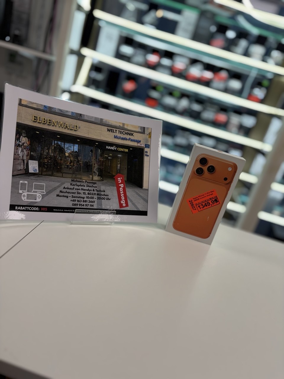 Apple iPhone Case Leder Orange für iPhone 12 Pro Hauptbild