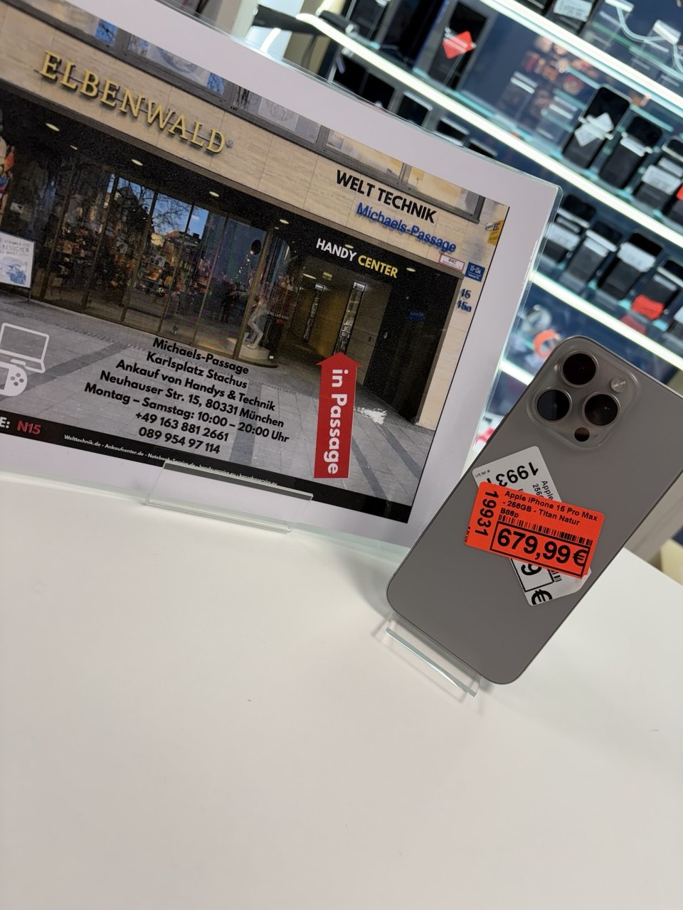 Apple iPhone 16 Pro Max, Titan Grau Hauptbild