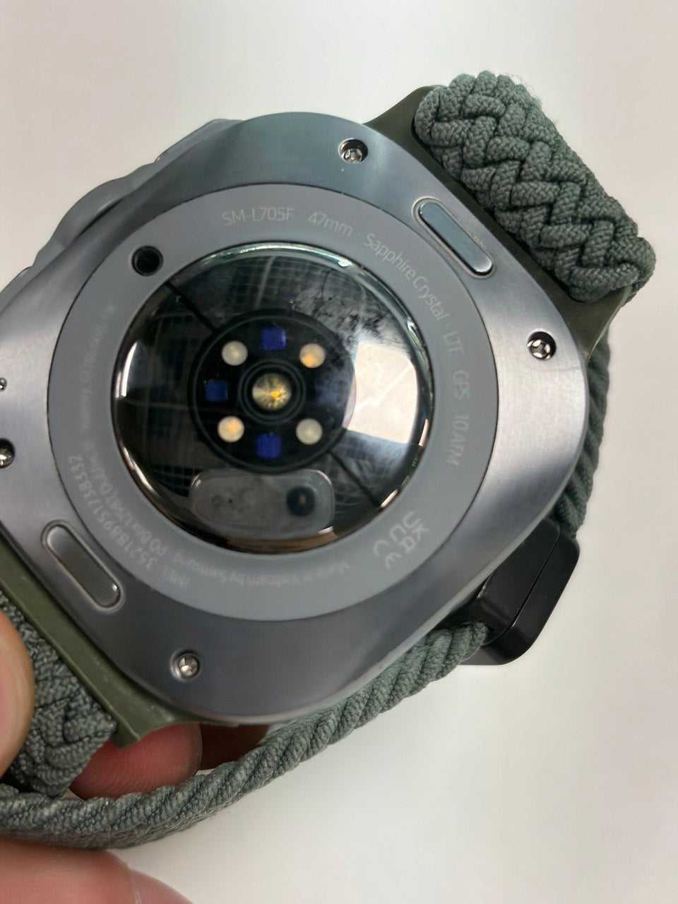 Michaels-Passage Smartwatch schwarz mit grauem Armband