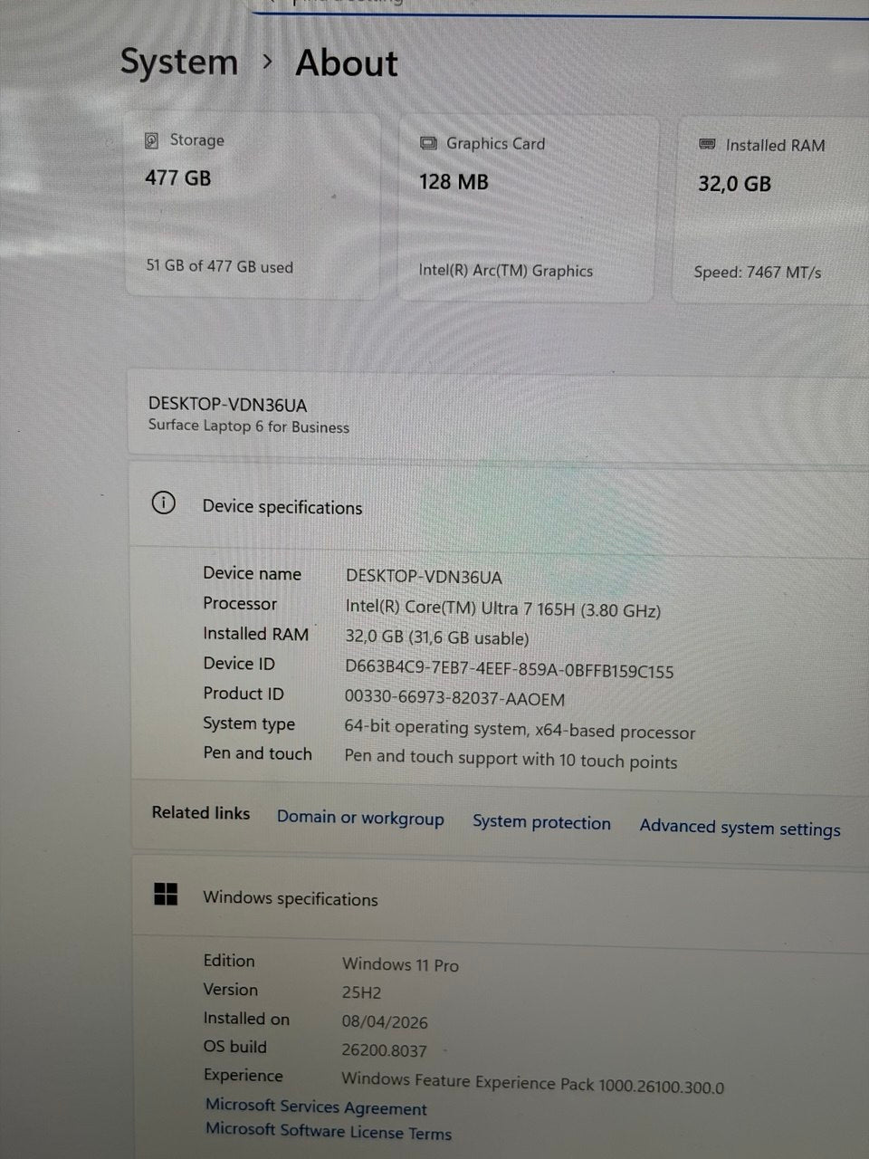 Microsoft Surface Laptop 6 for Business