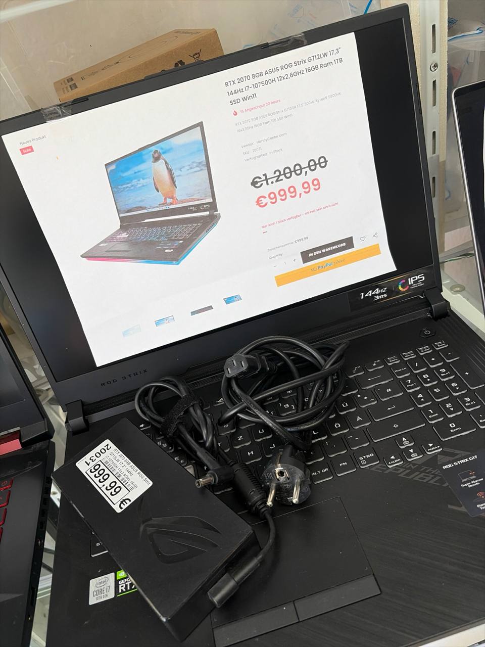 ASUS ROG Strix G712LW Gaming Laptop RTX 2070