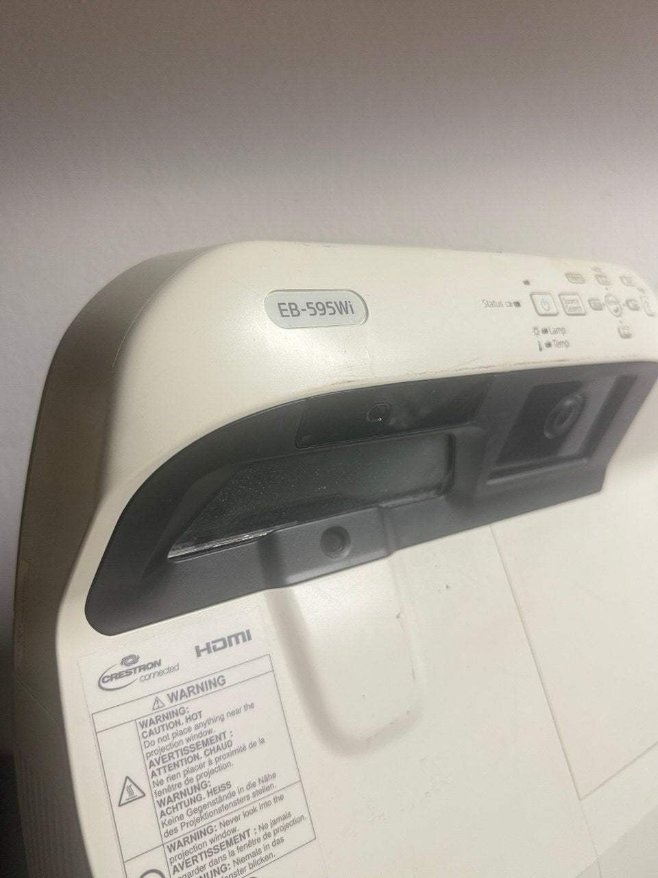 Epson EB-595Wi Projektor mit HDMI Zweitbild