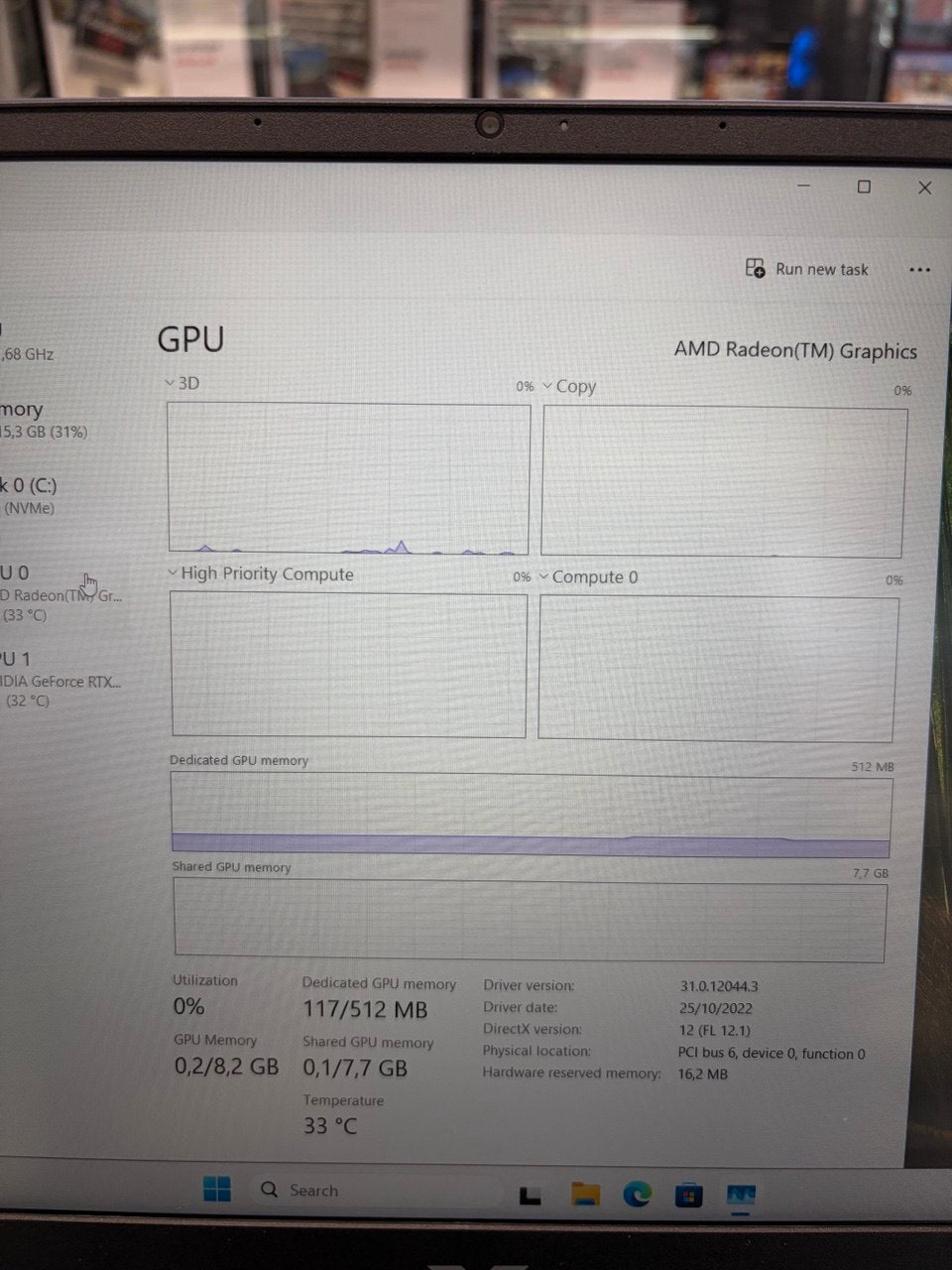GPU-Informationen aus dem Screenshot