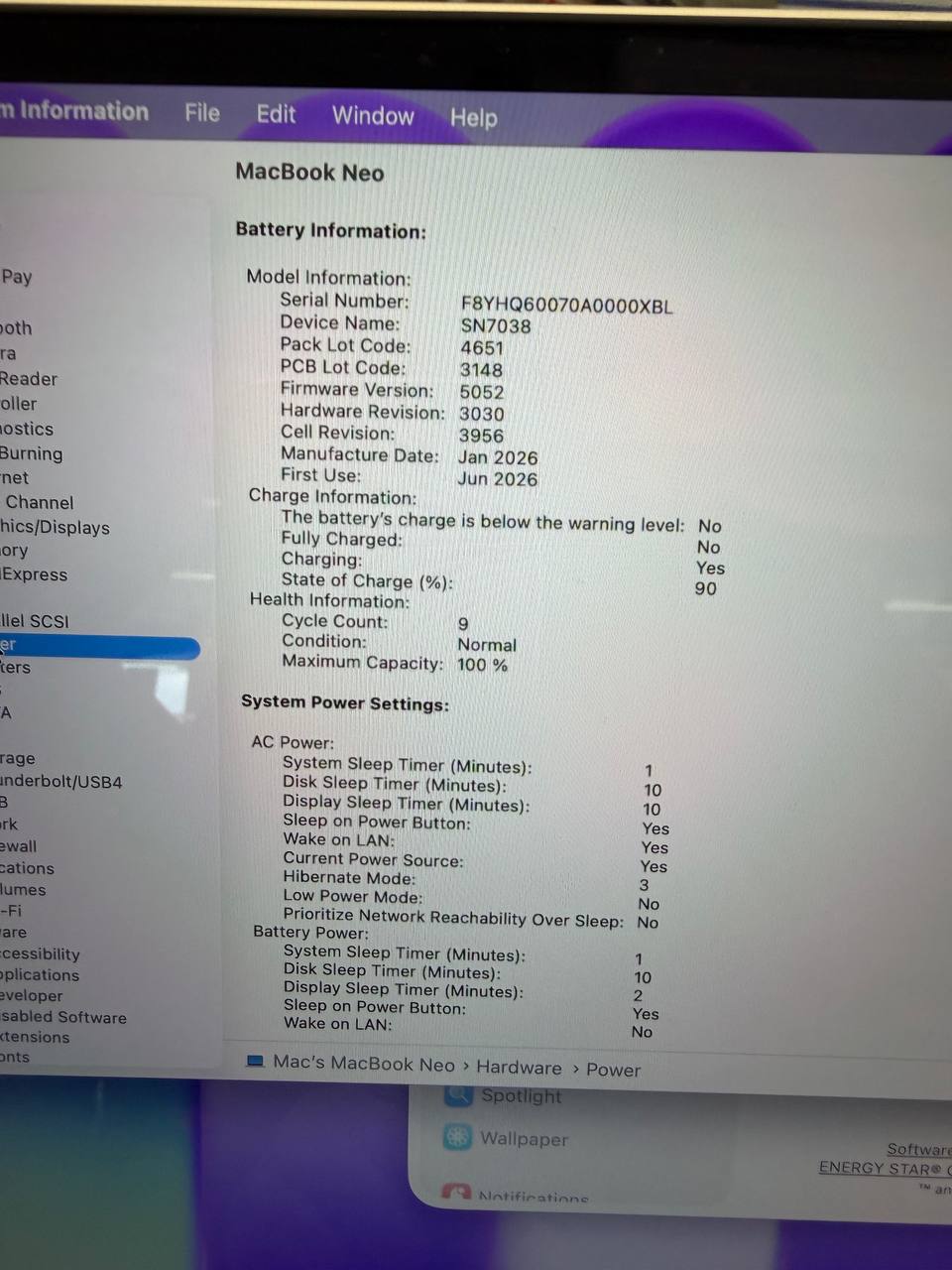 Apple MacBook Neo mit A18 Pro Chip, 8GB RAM
