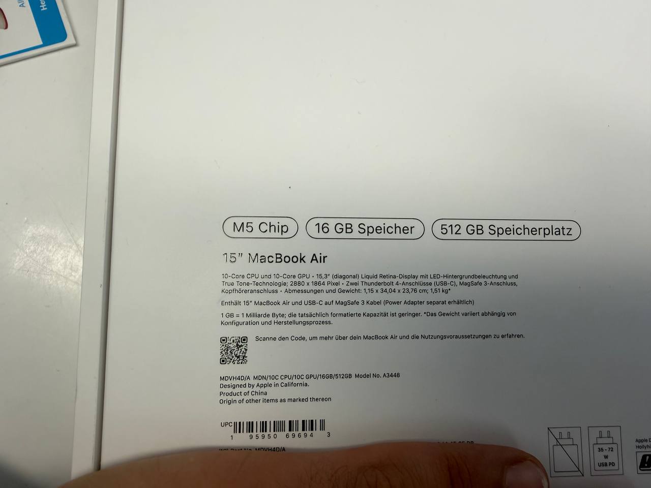 Apple MacBook Air 15" M3 (16GB/512GB) Zweitbild