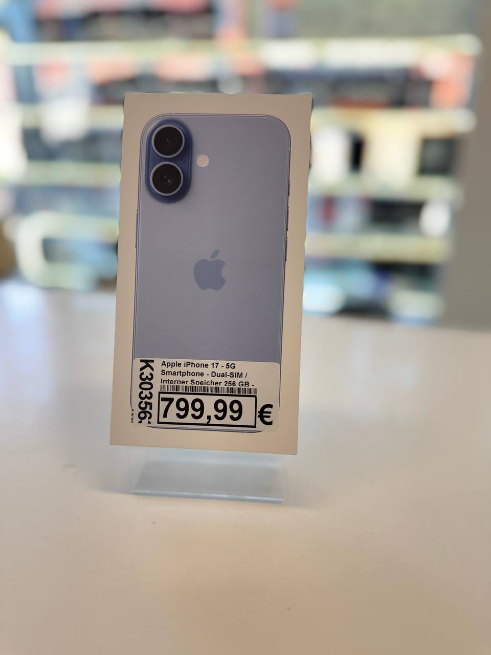 Apple iPhone 17- 5G Smartphone, 256GB, Mist Blue Hauptbild