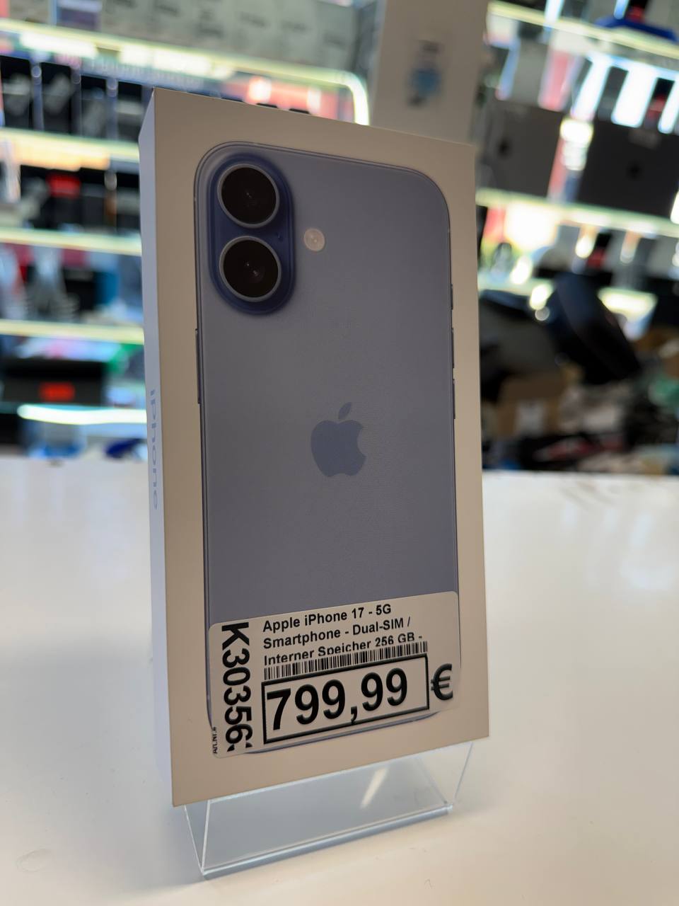 Apple iPhone 17- 5G Smartphone, 256GB, Mist Blue Zweitbild