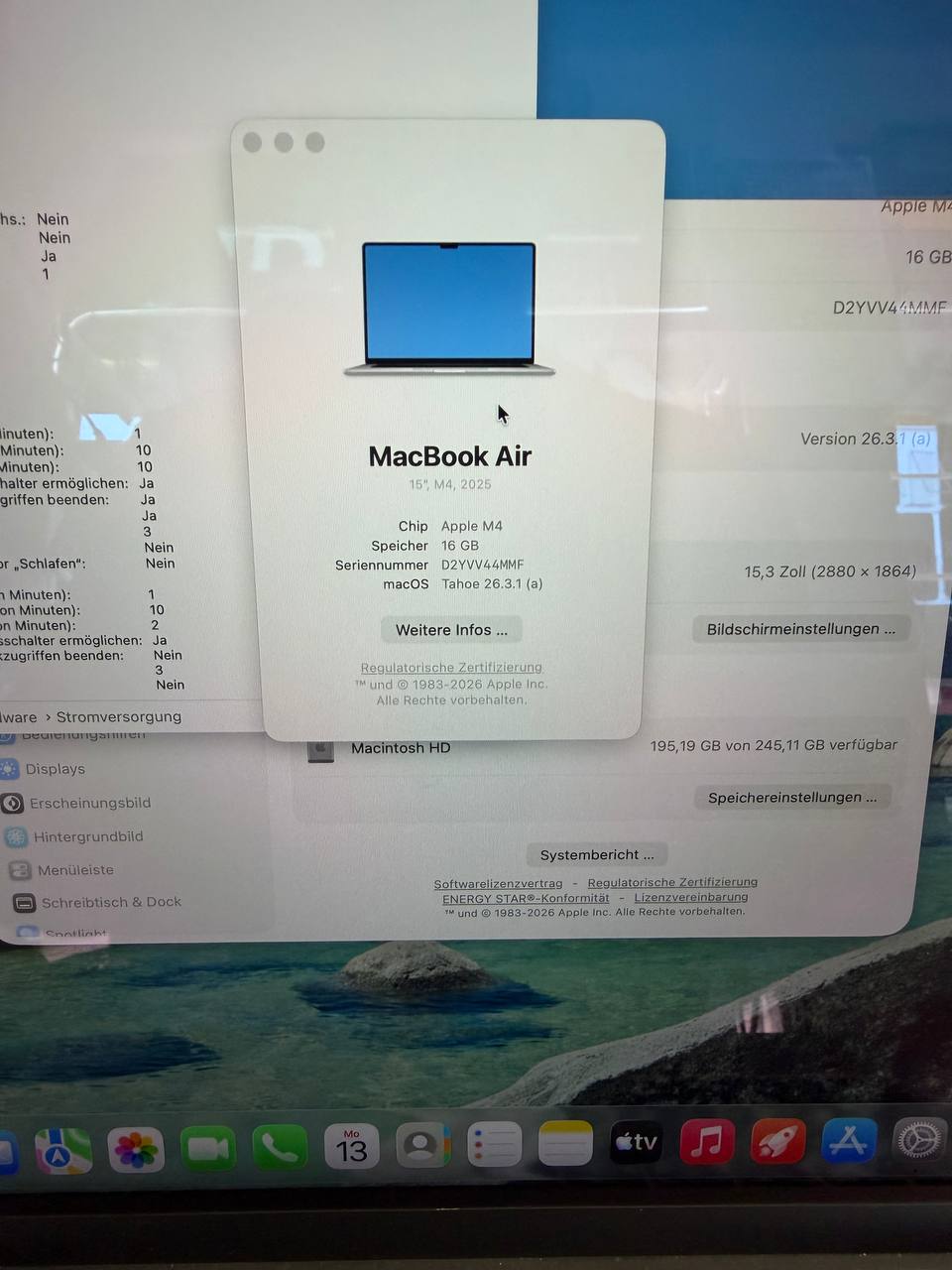 Apple MacBook Air 15" M4 mit 16 GB RAM