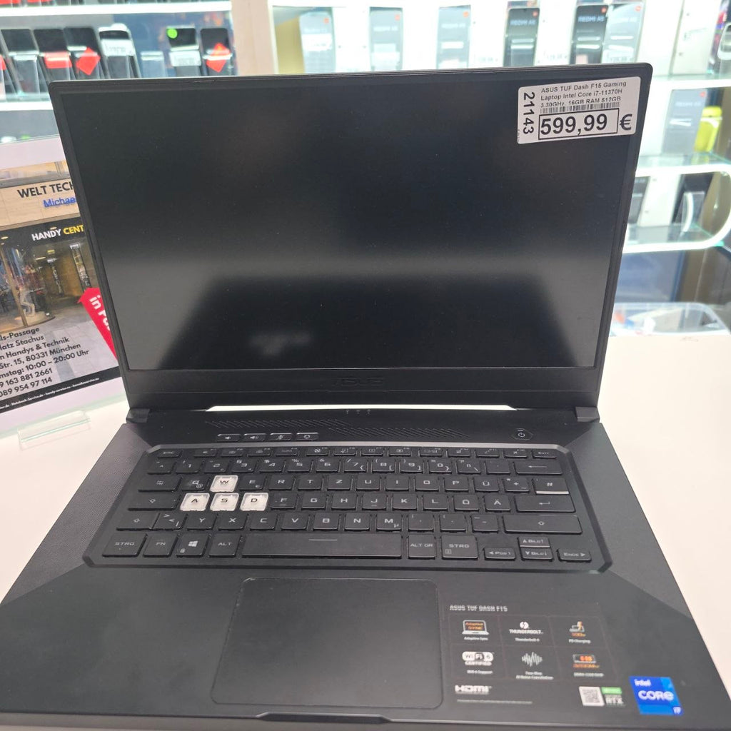 ASUS TUF Dash F15 Gaming Laptop Intel Core i7