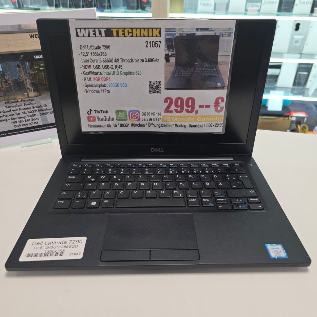 Dell Latitude 7290 Business Ultrabook mit Intel Core i5
