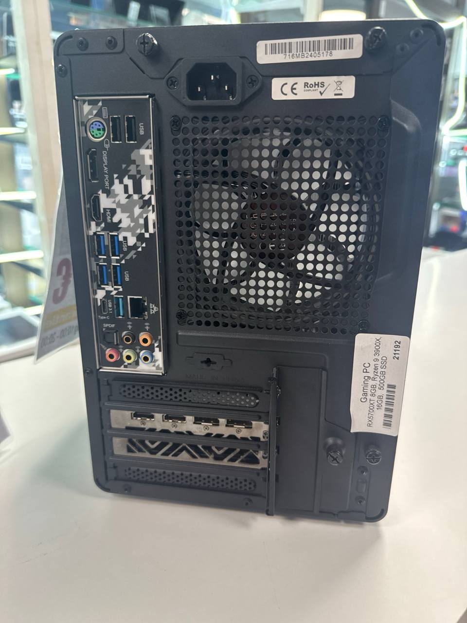 WELT TECHNIK Gaming PC Mainboard: ASRock B450M Steel Legend USB-C, USB3.1, RJ45, Audio