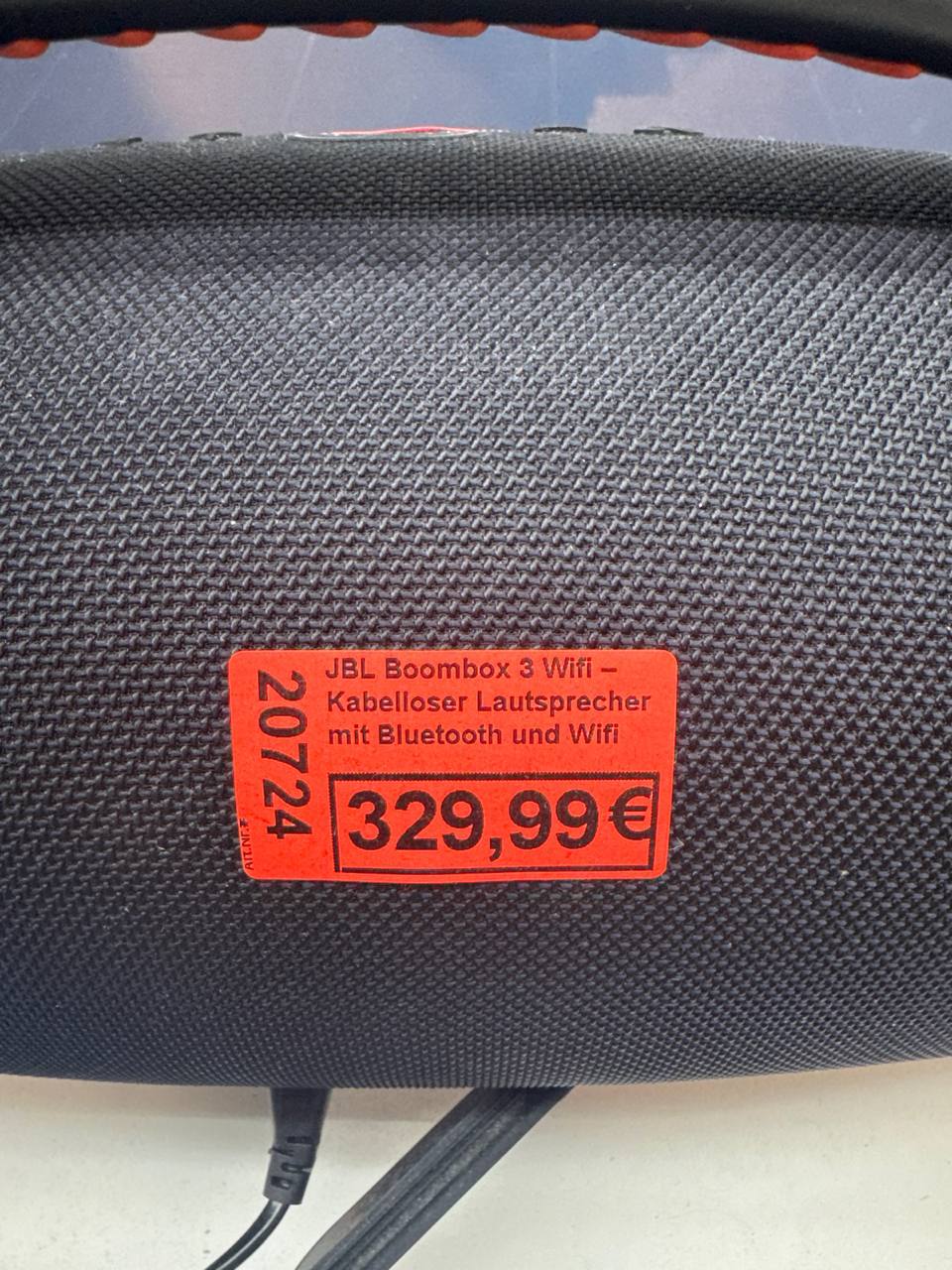 JBL Boombox 3 WiFi- Kabelloser Lautsprecher