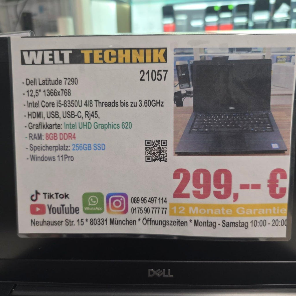 Dell Latitude 7290, Intel Core i5-8350U Notebook