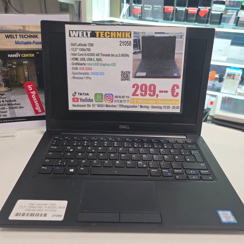 Dell Latitude 7290 Intel Core i5-8350U Laptop