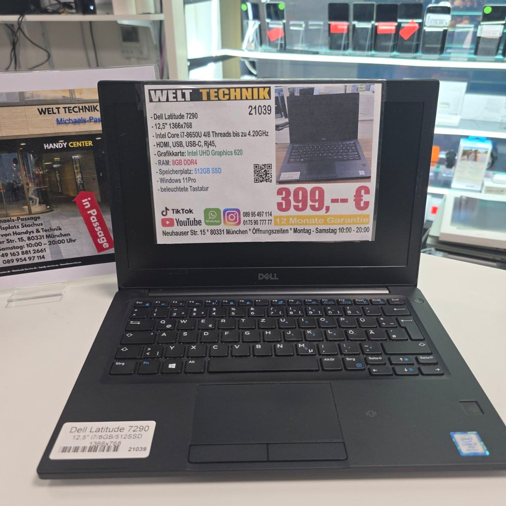 Dell Latitude 7290 Business Ultrabook 12,5"