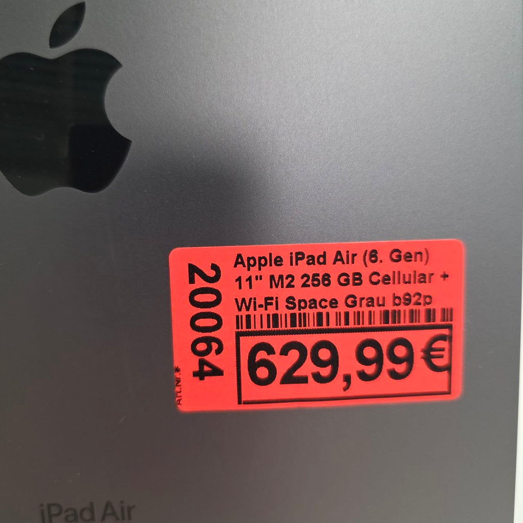 Apple iPad Air (6. Generation) M2 – 11" Display, 256GB, Space Grau