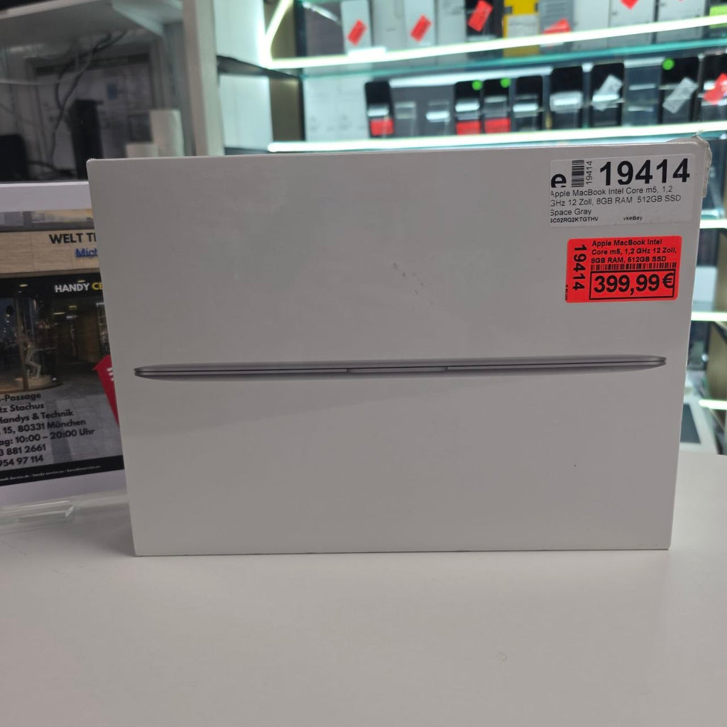 Apple MacBook Intel Core m5, 12 Zoll, 8GB RAM, 512GB SSD