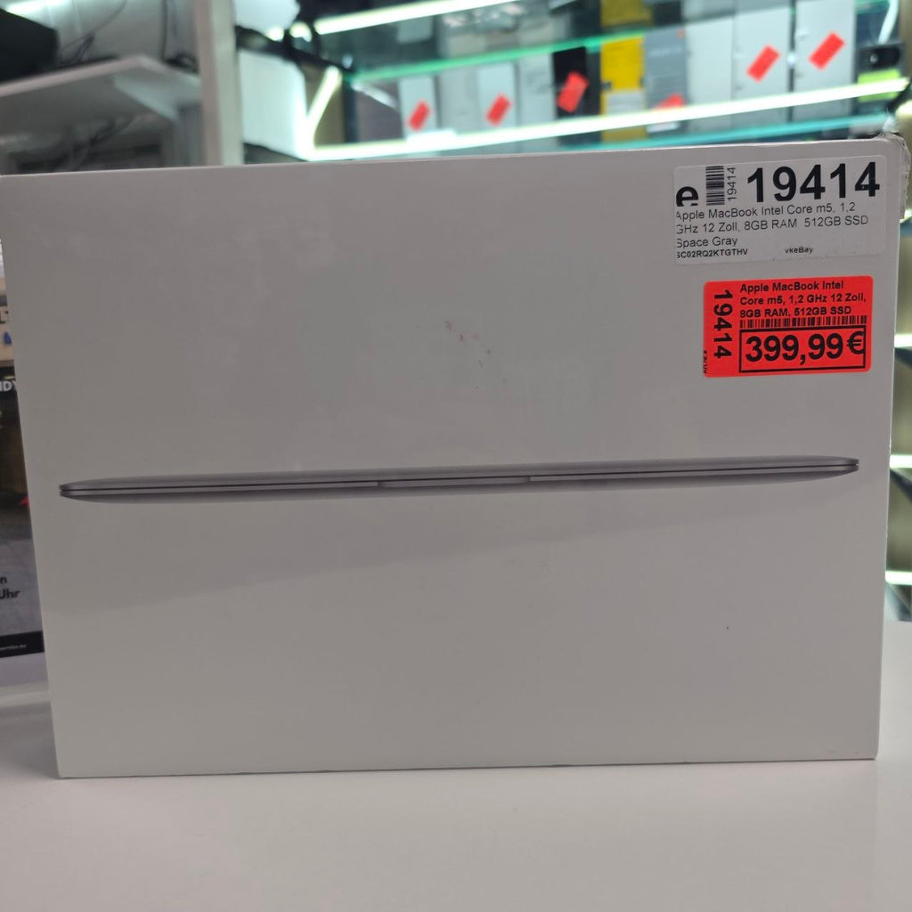 Apple MacBook Intel Core m5, 12 Zoll, 8GB RAM, 512GB SSD