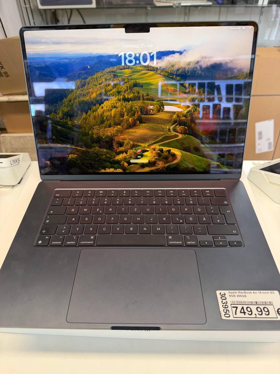 Apple MacBook Air 15" M3 2024, 8 GB RAM