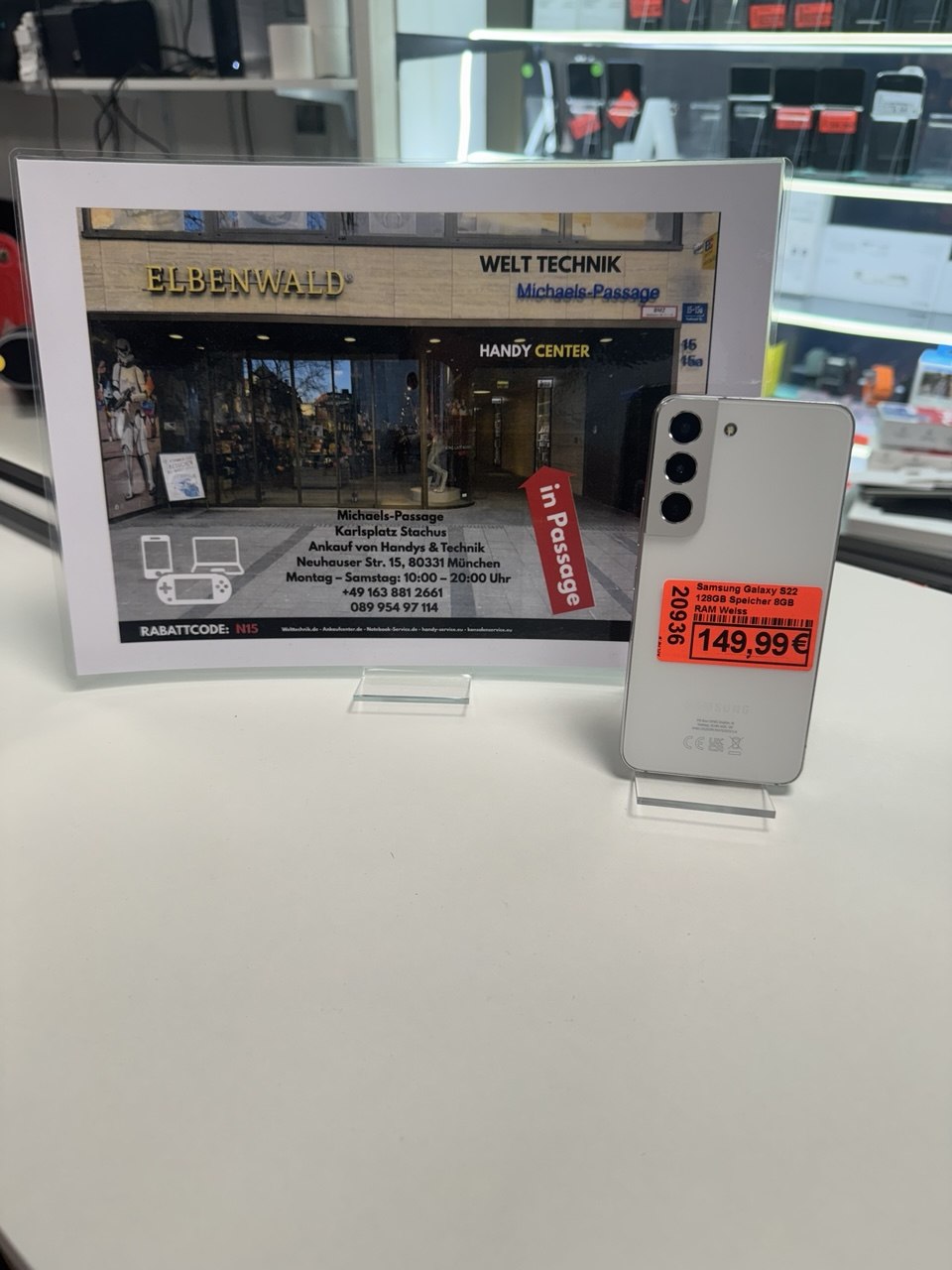 Samsung Galaxy S22 128GB Weiß