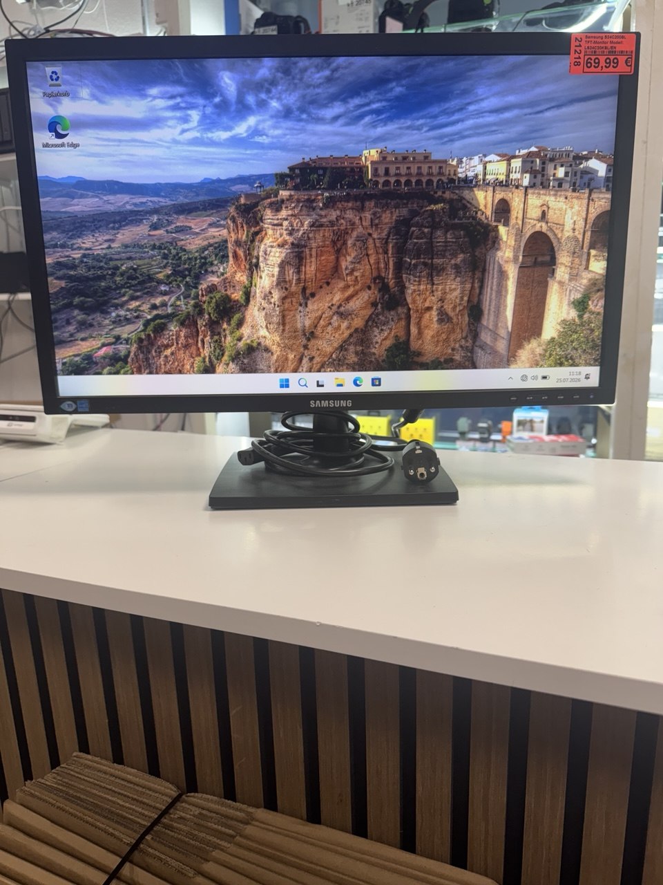 Samsung S24C200BL Monitor 24 Zoll