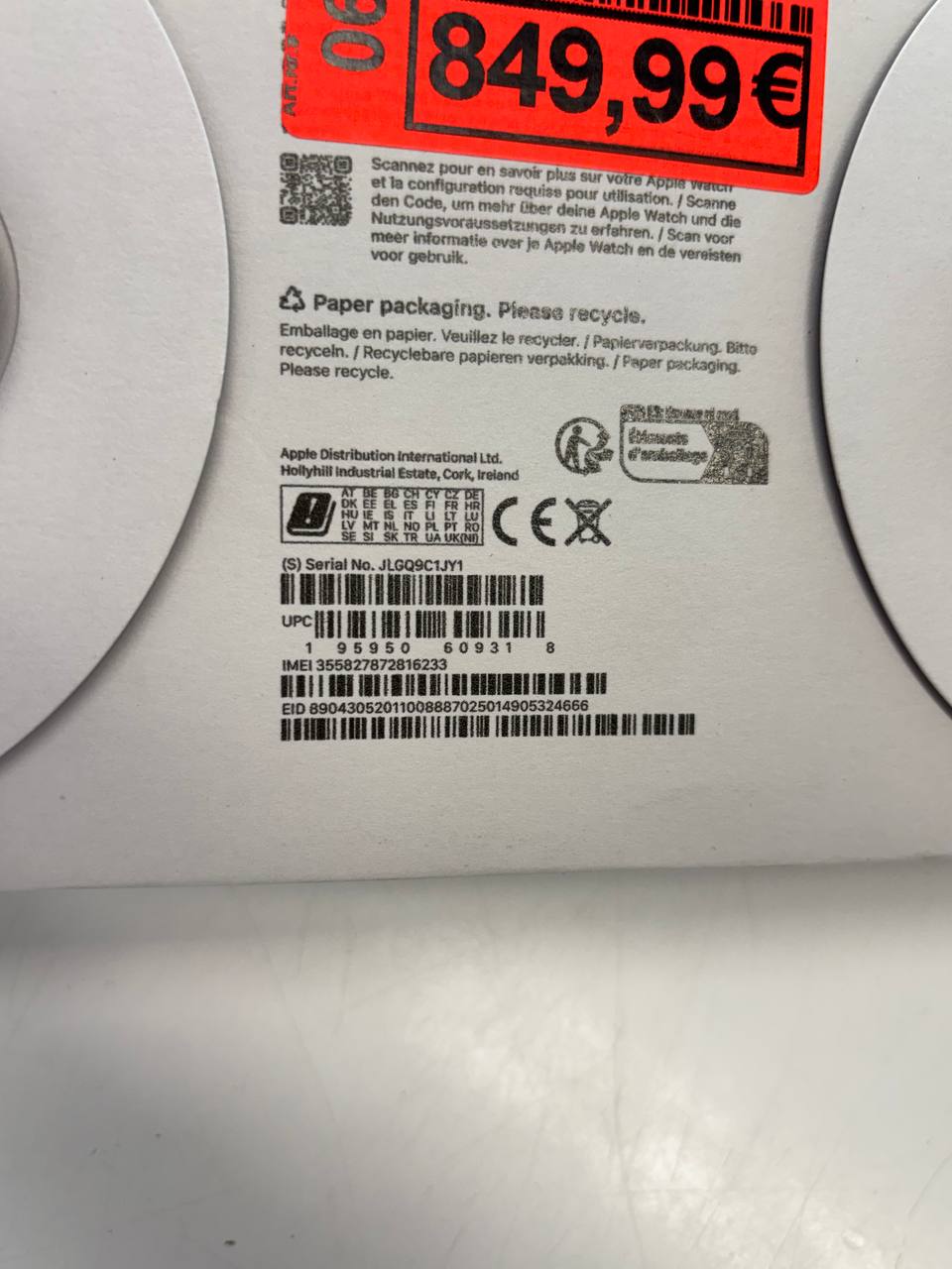 Apple Watch Ultra 3 Titanium Natural Trail Blue