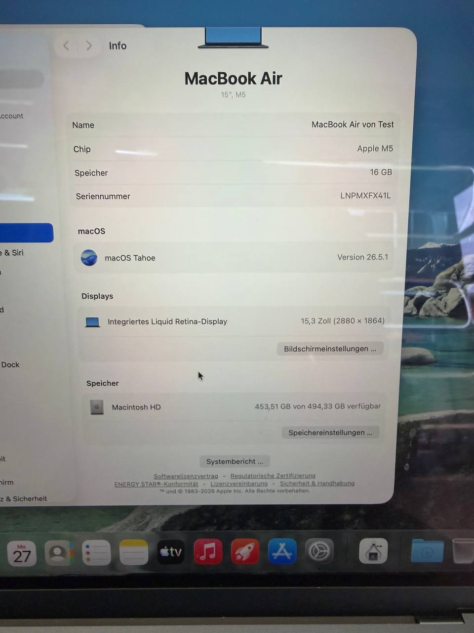 Apple MacBook Air 15" M5 Notebook