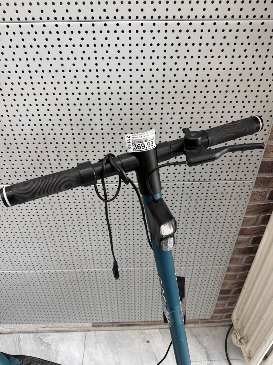 Soflow so2 Air Max 2023 10 Zoll Reifen 17,8 kg Gewicht Blinker Bremslicht 20 km/h