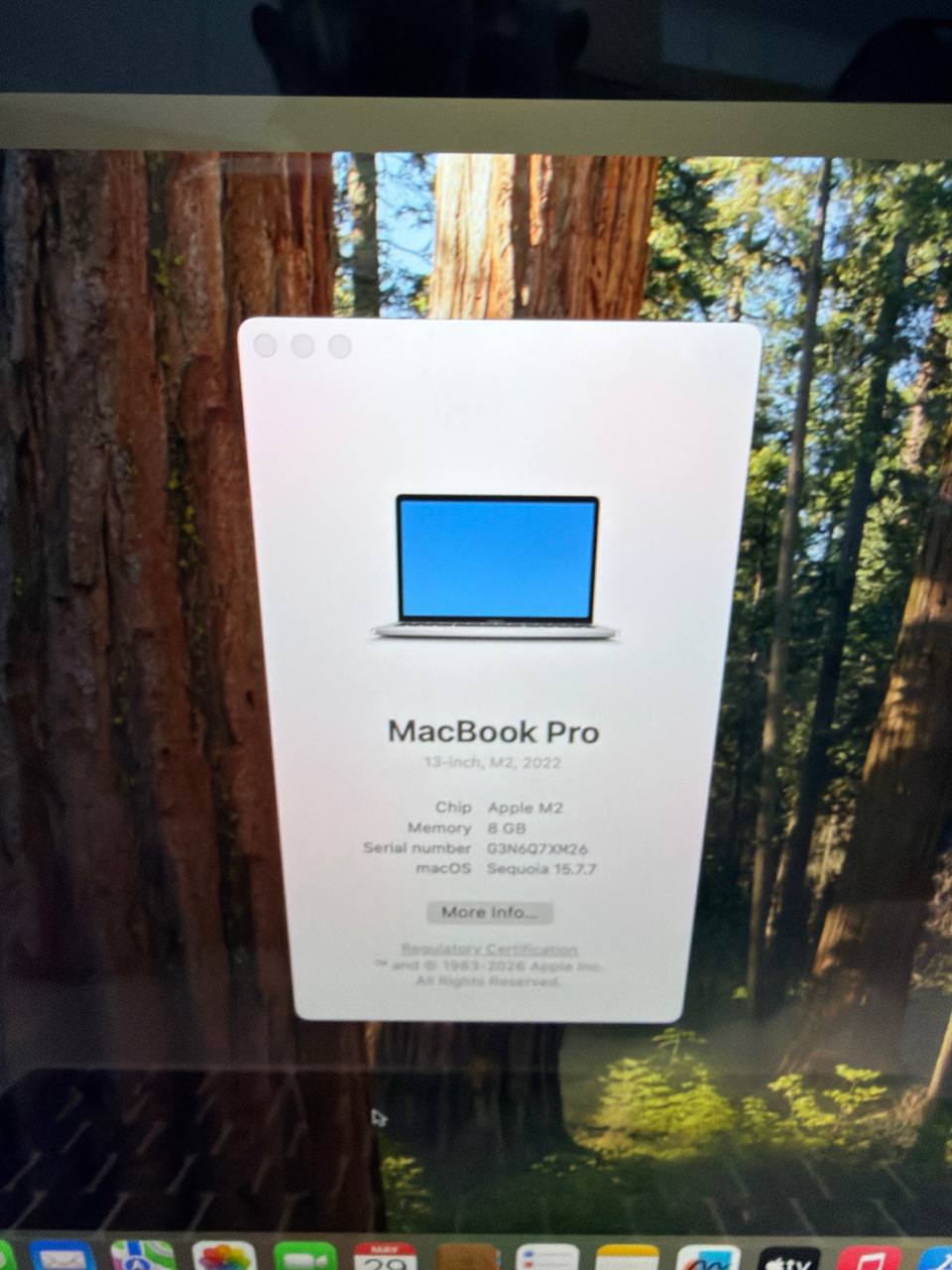Apple MacBook Pro 13-inch M2 512GB SSD - Silver