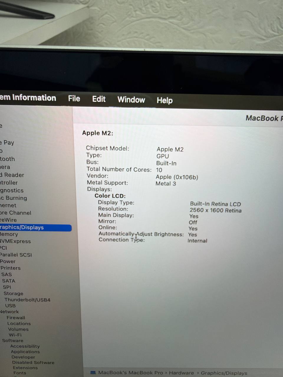 Apple MacBook Pro 13-inch M2 512GB SSD - Silver