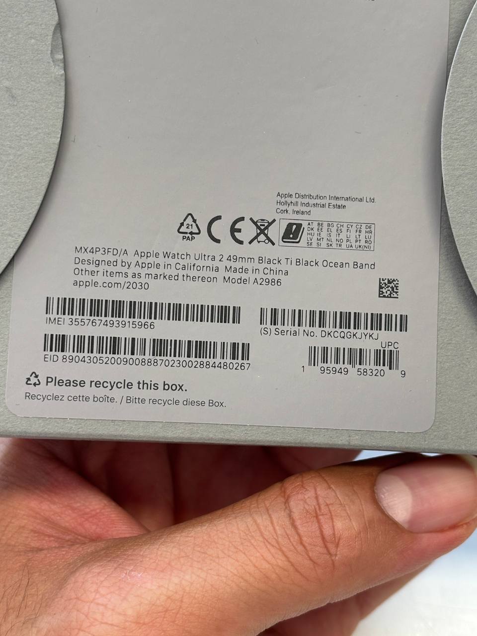 Apple Watch Ultra 2, 49mm, Space Black