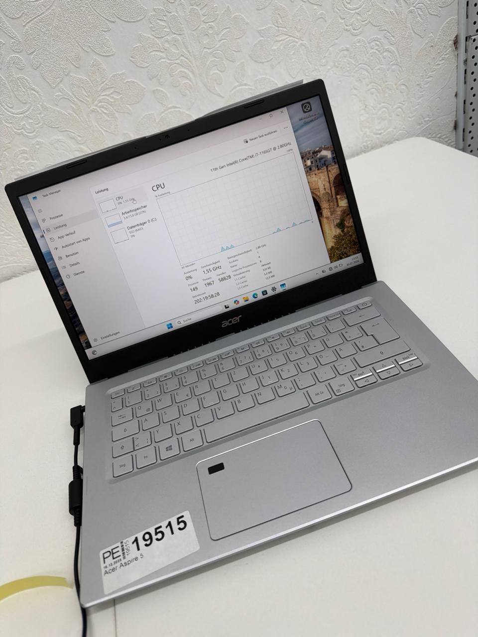 Acer Aspire 5 11Gen  i71165G7 8x2,8GHz 16 GB RAM 1TB SSD GPU Intel Iris Xe 7,9GB Win 11