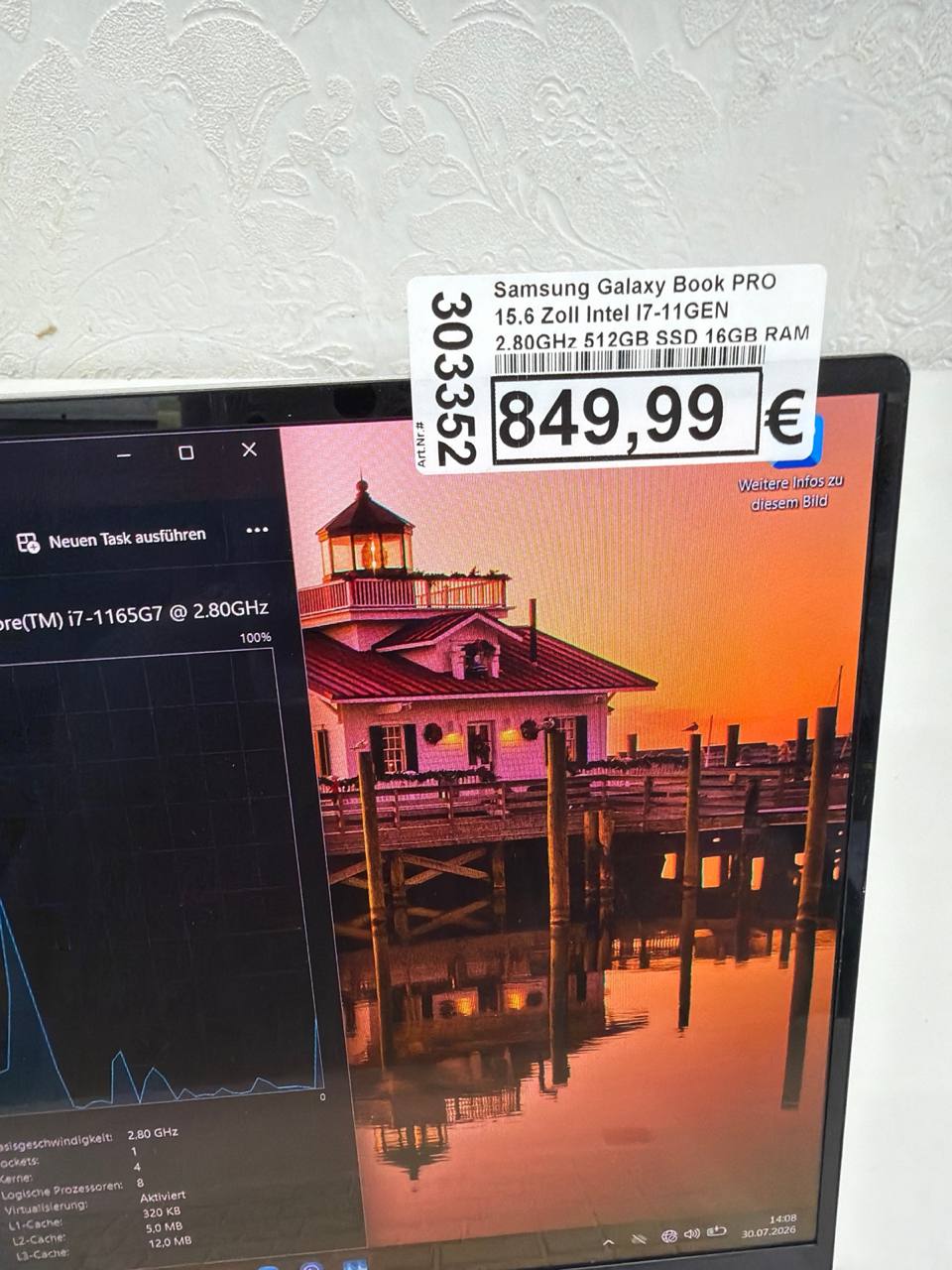 Samsung Galaxy Book PRO 15.6" Intel i7-11th Gen