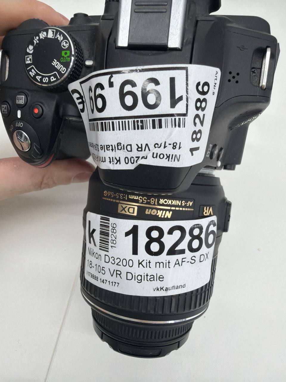 Nikon D3200 Kit mit AF-S DX NIKKOR 18-105mm VR