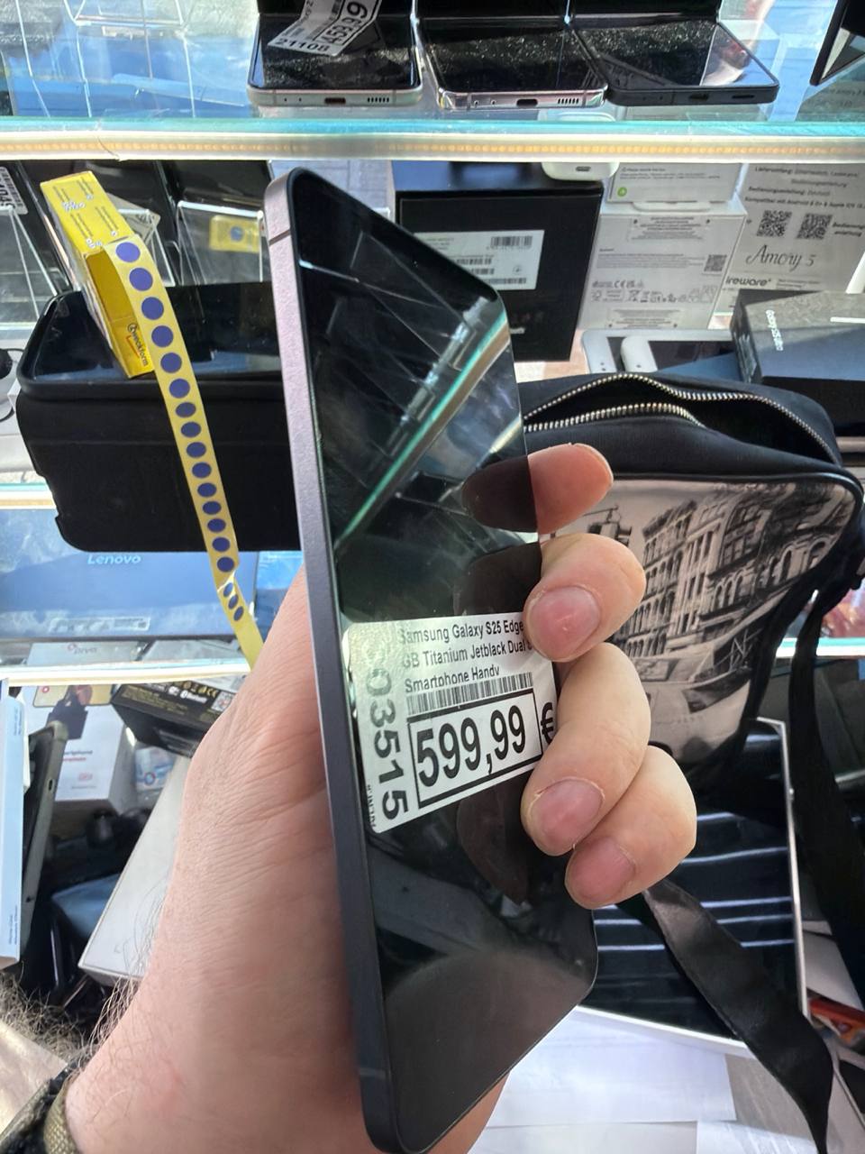 Samsung Galaxy S25 Edge 256GB Titanium Jetblack