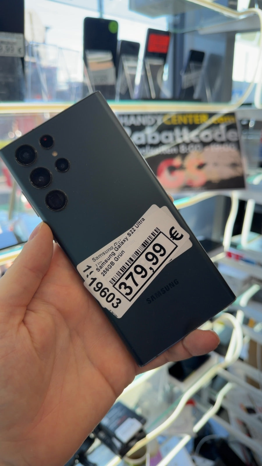 Samsung Galaxy S22 Ultra 256GB Grün