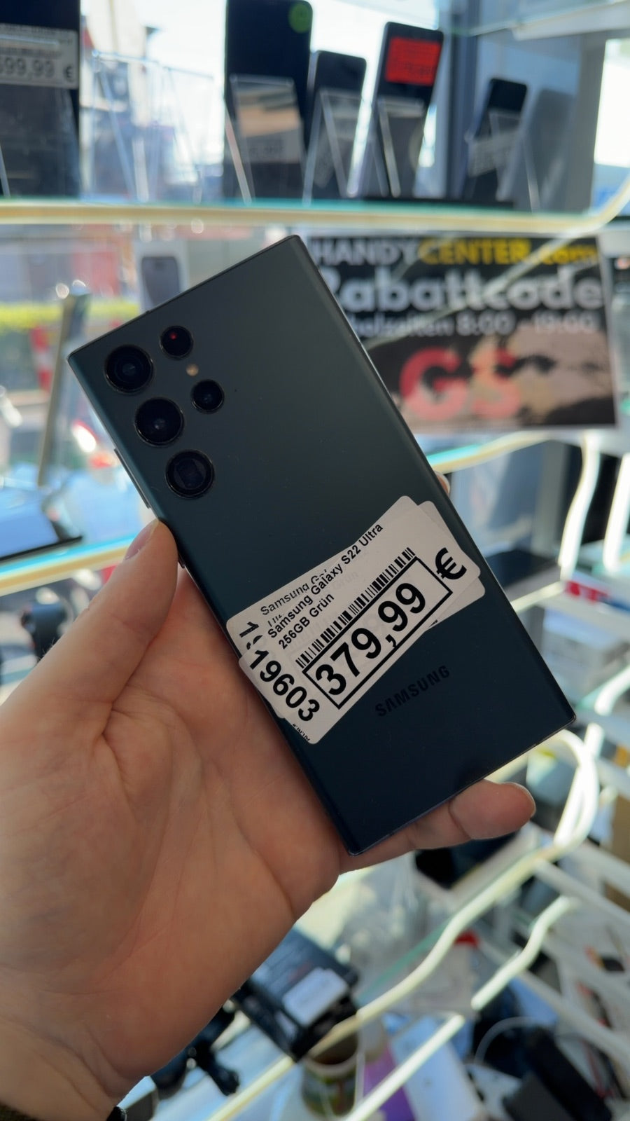 Samsung Galaxy S22 Ultra 256GB Grün