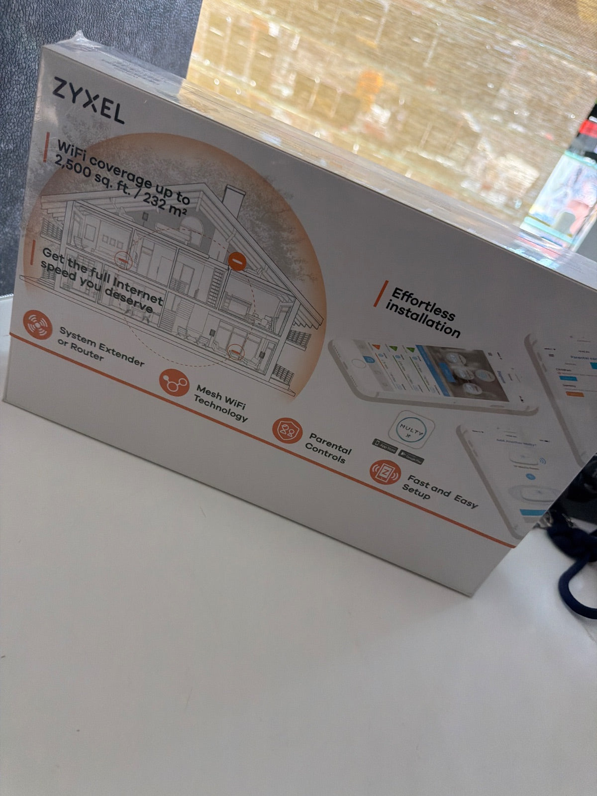 Zyxel Multy X WLAN-Router Gigabit Ethernet Tri-Band (2,4 GHz / 5 GHz / 5 GHz) Weiß