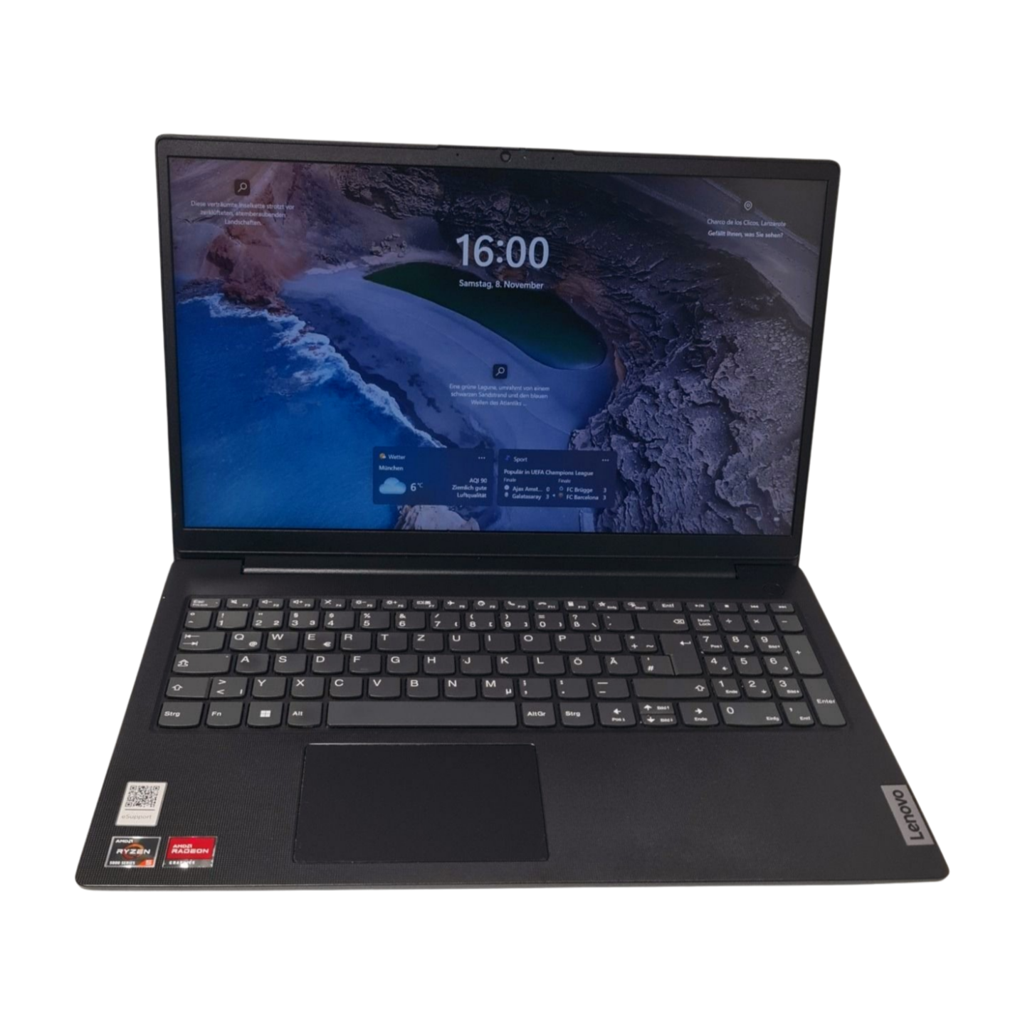 Lenovo V15 G2 AMD Ryzen 5 5500U 12x2,10GHz 20GB Ram 1TB SSD GPU AMD Radeon 2GB WIN 11 Hauptbild