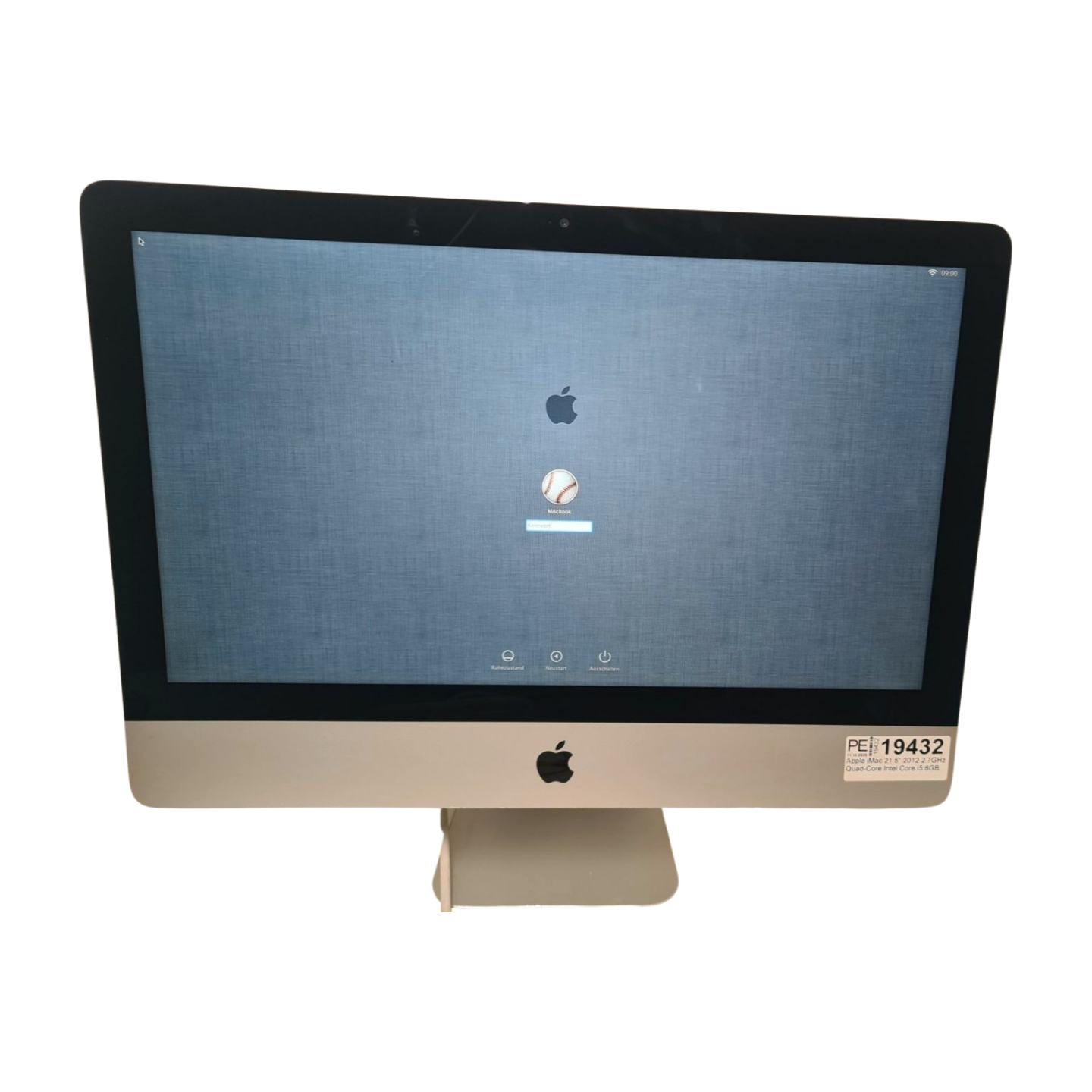 Apple iMac 21.5" 2012 2.7GHz Quad-Core Intel Core i5 8GB Ram 500GB NVIDIA GeForce GT 640M