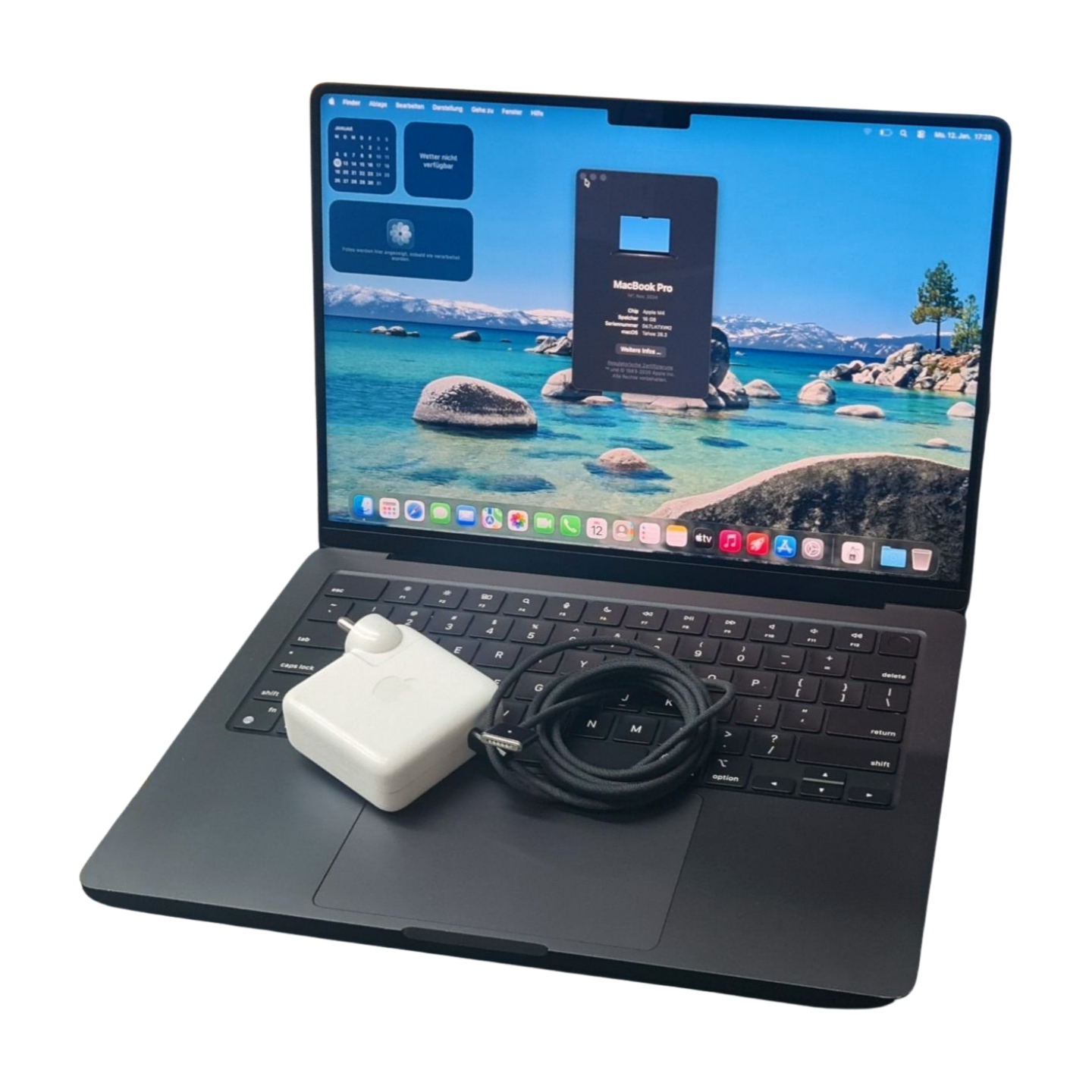 MacBook Pro 14 Zoll 2024 Apple M4 16GB RAM 512 GB SSD Akku Zyklen 147 Hauptbild