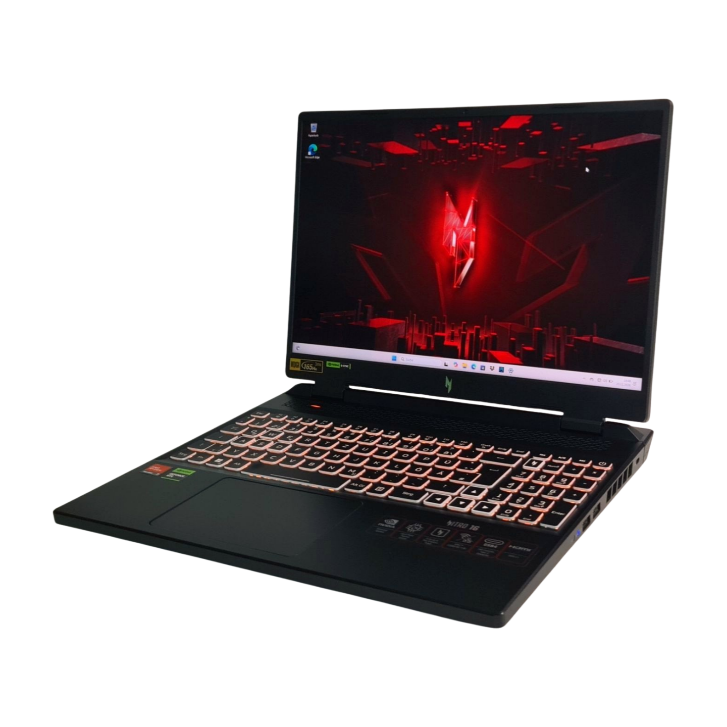 NVIDIA GeForce RTX 4070 10GB Acer Nitro 16 AN16-41-R0QU 16 Zoll 1TB SSD AMD Ryzen 7840HS 16GB RAM Win11 Zweitbild