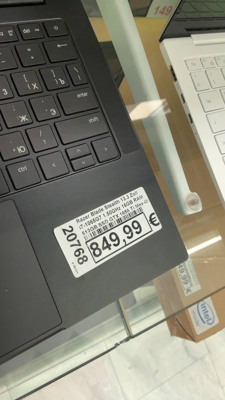 Razer Blade Stealth 13.3 Zoll  i7-1065G7 1.50GHz 16GB RAM 512GB SSD GTX 1650 Ti Max-Q